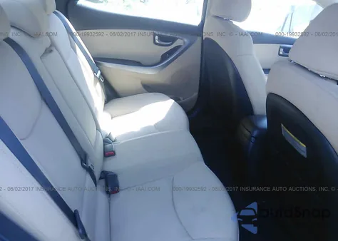 2012 Hyundai Elantra Gls/Limited from USA, damaged, VIN KMHDH4AE5CU361860